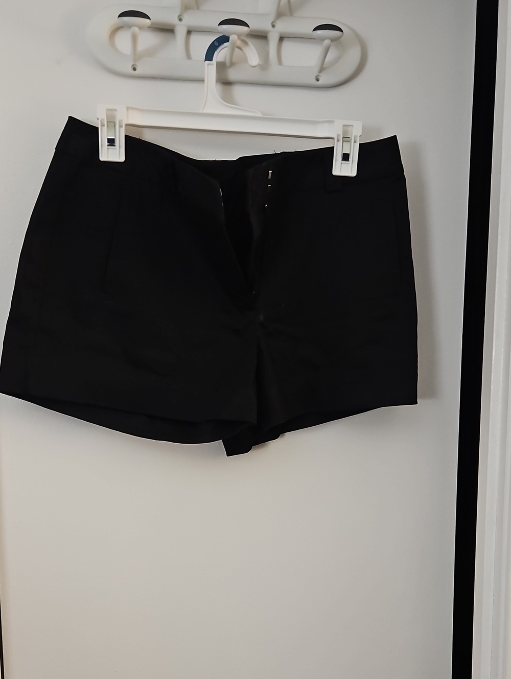 Nicole High-Waist Black Women's Dress Shorts
